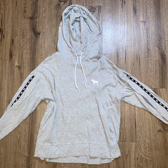 grey PINK hoodie - Picture 1 of 2